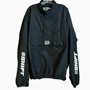 SHIFT MX Windbreaker Anorak Jacket | Y2K FOX Motocross Division Size XL Black